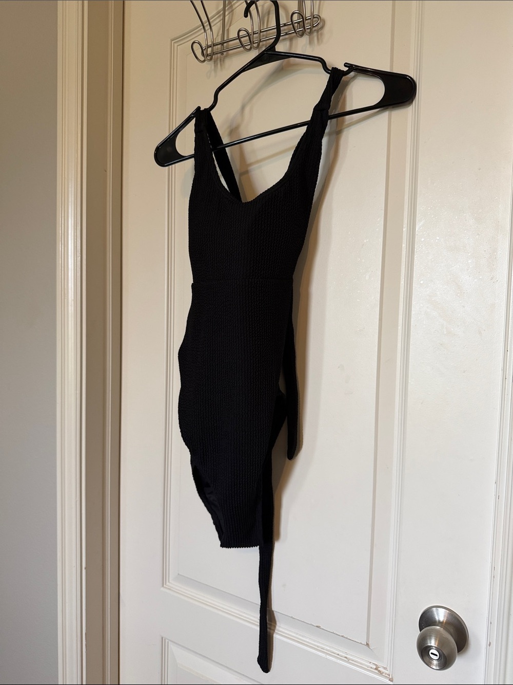 Senita Athletics Maternity Black One-Piece Swimsuit-worn once